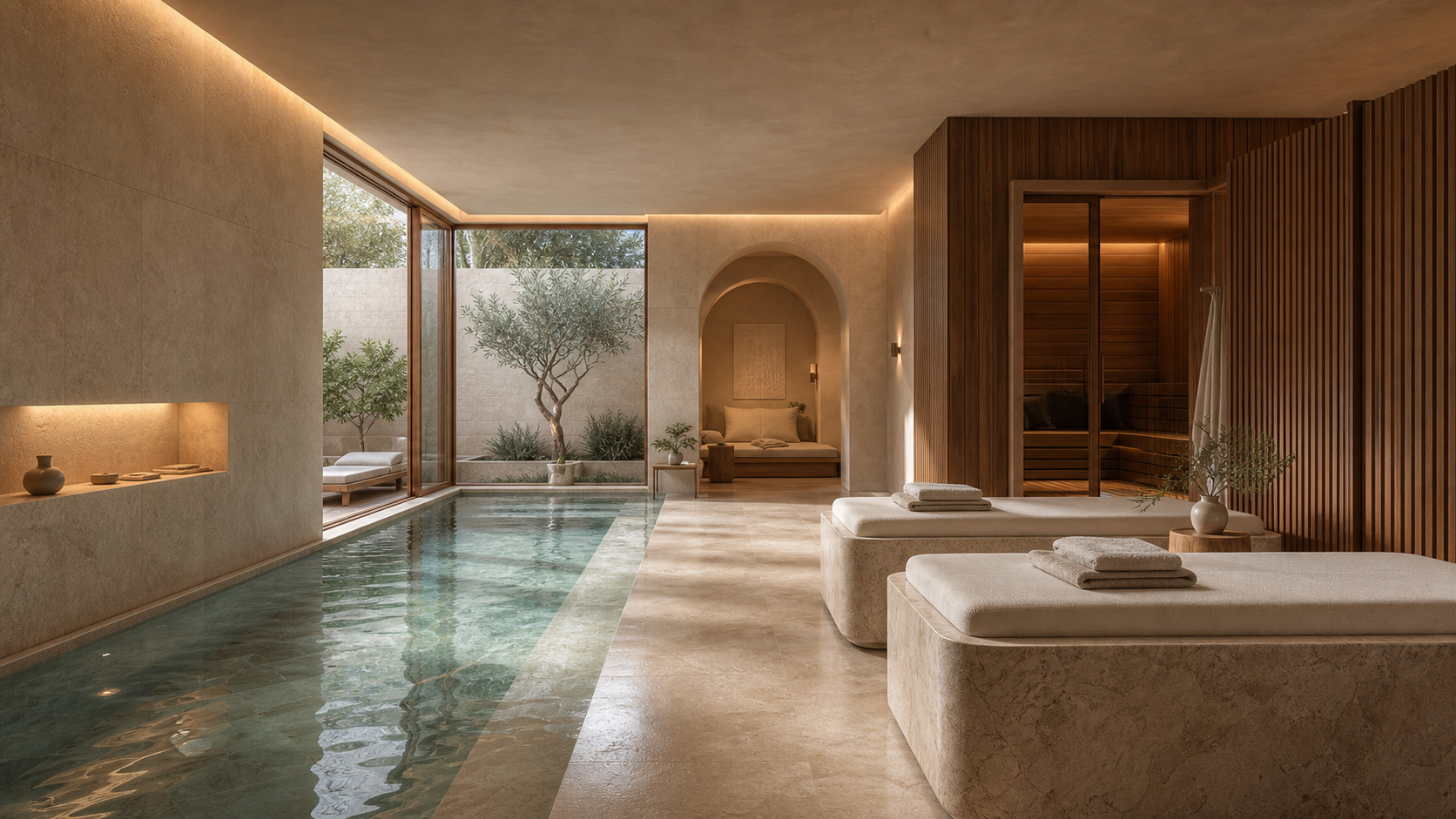 Lüks spa ve wellness merkezi